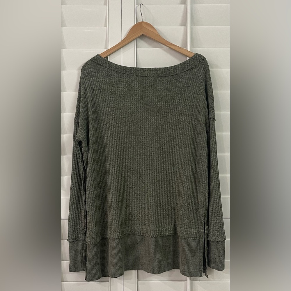 Free People, We the Free Thermal Blouse-SOLD- - Picture 5 of 8